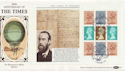 1985-01-08 The Times Full Pane London WC FDC (57514)