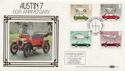 1982-10-13 Austin 7 60th Car Stamps FDC (57624)