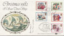 1982-11-17 Christmas Stamps Hythe Signed FDC (57629)
