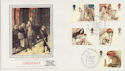 1984-11-20 Christmas Stamps Norwich Silk FDC (57749)