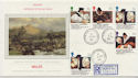 1988-03-01 Welsh Bible Stamps Penmachno cds FDC (57882)