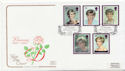 1998-02-03 Princess Diana Stamps Cardiff FDC (57972)