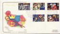 1992-11-10 Christmas Stamps Canterbury FDC (58280)