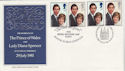 1981-07-22 Royal Wedding Charles and Di Doubled FDC (58433)