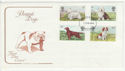 1979-02-07 Dogs Stamps Bristol FDC (58697)