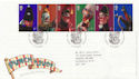 2001-09-04 Punch and Judy Blackpool FDC (58995)