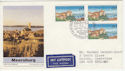 1988 Germany Meersburg Anniv Stamps Env (59109)