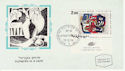 1970-12-22 Israel Flower Paintings Stamp Card FDC (59145)