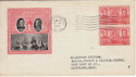 1937-01-15 USA 2c Navy Heroes Stamps FDC (59223)