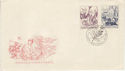 1966 Czechoslovakia Cultural History Stamps FDC (59387)