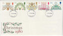 1980-11-19 Christmas Stamps Liverpool FDI (59414)