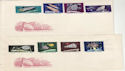 1964 Hungary Space Stamps Unused on x2 Covers (59435)