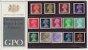 1969-03-05 Definitive Stamp P Pack No 8 (59509)