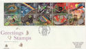 1991-02-05 Greetings Stamps Greetwell FDC (59781)