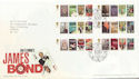 2008-01-08 James Bond Stamps T/House FDC (59832)