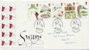 1993-01-19 Swans Stamps Abbotsbury FDC (60676)