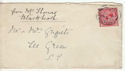 1910-36 KGV 1d Red Stamp Used on Cover (60734)