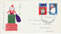 1966-12-01 Christmas Stamps Cardiff FDC (60778)