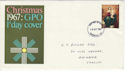 1967-10-18 Christmas Stamp Paddington FDC (60783)