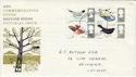 1966-08-08 British Birds Stamps Cardiff FDC (60832)