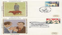 1981-03-25 Year of Disabled People x4 Silk FDC (60840)
