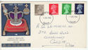 1968-07-07 Definitive Stamps Cardiff FDC (61115)