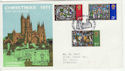 1971-10-13 Christmas Stamps Canterbury FDC (61467)