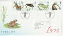 2001-07-10 Pond Life Stamps T/House FDC (61580)