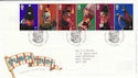 2001-09-04 Punch and Judy Blackpool FDC (61596)