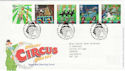 2002-04-09 Circus Stamps T/House FDC (61616)