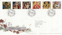 2005-11-01 Christmas Stamps T/House FDC (61707)