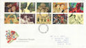 1995-03-21 Greetings Stamps Nottingham FDC (61742)