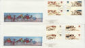 1984-11-20 Christmas Gutter Stamps Iona x3 FDC (61747)