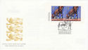 1999-09-21 Millennium Booklet Stamps Stoneleigh FDC (61989)