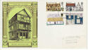 1970-02-11 British Architecture Stamps Gloucester FDC (62093)