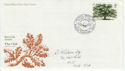 1973-02-28 British Trees Stamp Hatfield FDC (62195)
