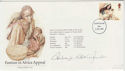 1985-01-05 Famine in Africa Flown Signed Souv (62269)
