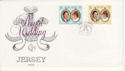 1981-07-28 Jersey Royal Wedding Stamps FDC (62408)