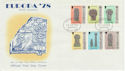 1978-05-24 IOM Europa Manx Crosses Stamps FDC (62464)