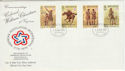 1976-03-12 IOM American Revolution Stamps FDC (62481)