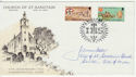 1974-09-18 IOM Church of St Sanctain Signed FDC (62491)