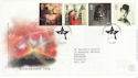 1999-06-01 Entertainers Tale Stamps Wembley FDC (62602)