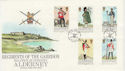 1985-09-24 Alderney Regiments Stamps FDC (62614)