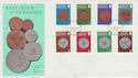 1979-02-13 Guernsey Definitive Coin Stamps FDC (62676)