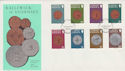 1979-02-13 Guernsey Definitive Coin Stamps FDC (62677)