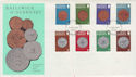 1979-02-13 Guernsey Definitive Coin Stamps FDC (62678)