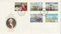 1990-07-26 Guernsey Anson / Ships Stamps FDC (62690)