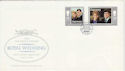 1986-07-23 Guernsey Royal Wedding Stamps FDC (62699)