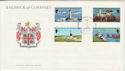 1976-02-10 Guernsey Lighthouses Stamps FDC (62713)
