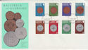 1979-02-13 Guernsey Definitive Coin Stamps FDC (62723)